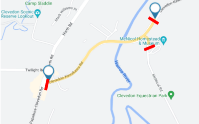 Clevedon – Kawakawa Rd & intersection McNicol Rd – Road Closure Night Work